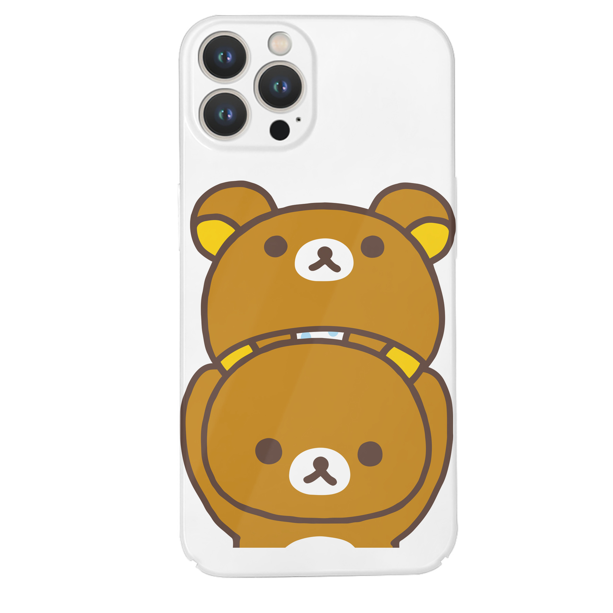 （画像用） リラックマ リラックマ キイロイトリ Rilakkuma Korilakkuma Kiiroitori 【iPhone 14シリーズ対応】ハードケース
